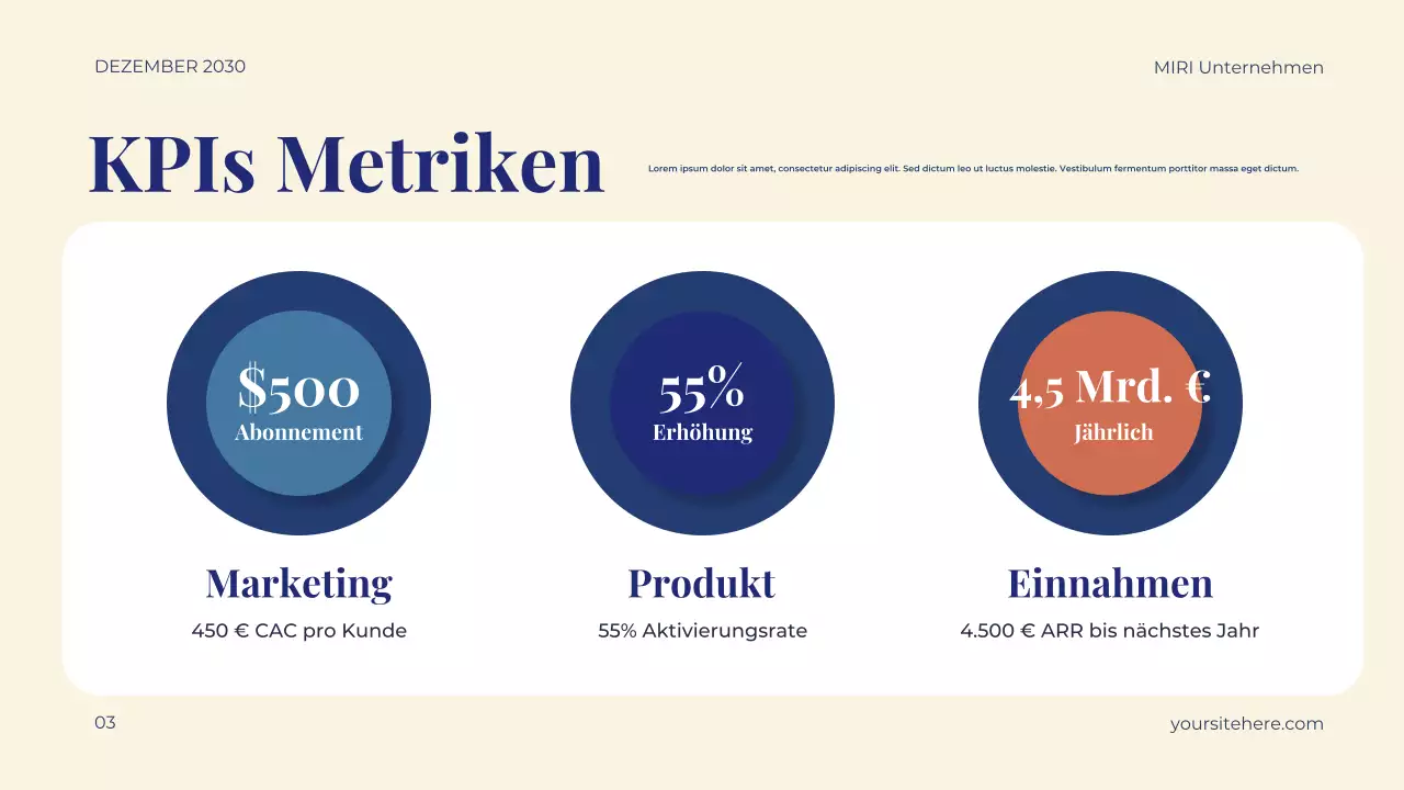 marine modern business plan