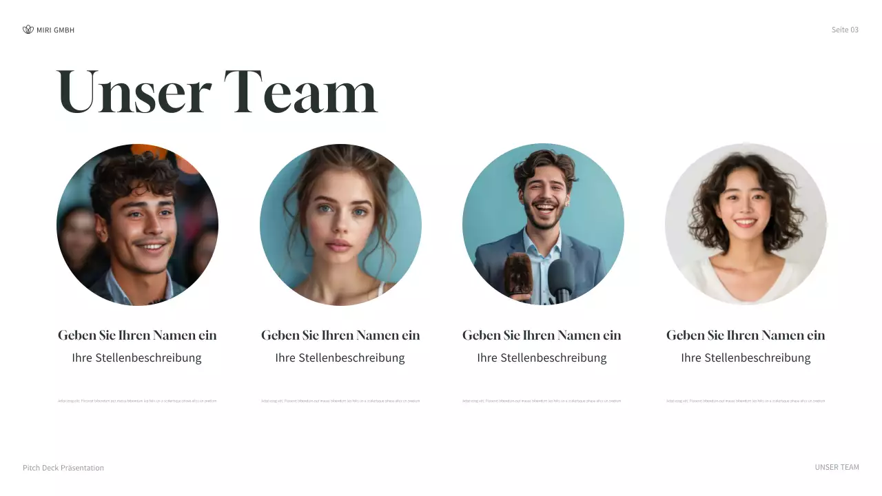 grüne moderne Geschäftspräsentation