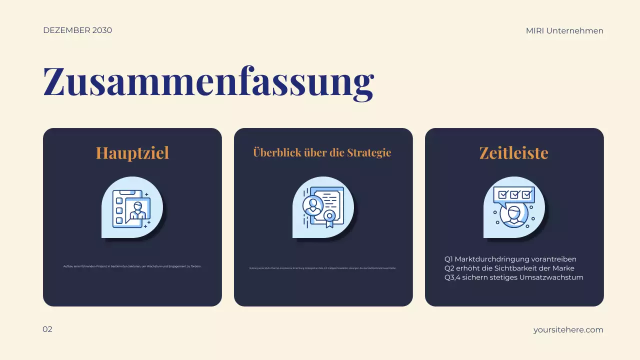 marine modern business plan