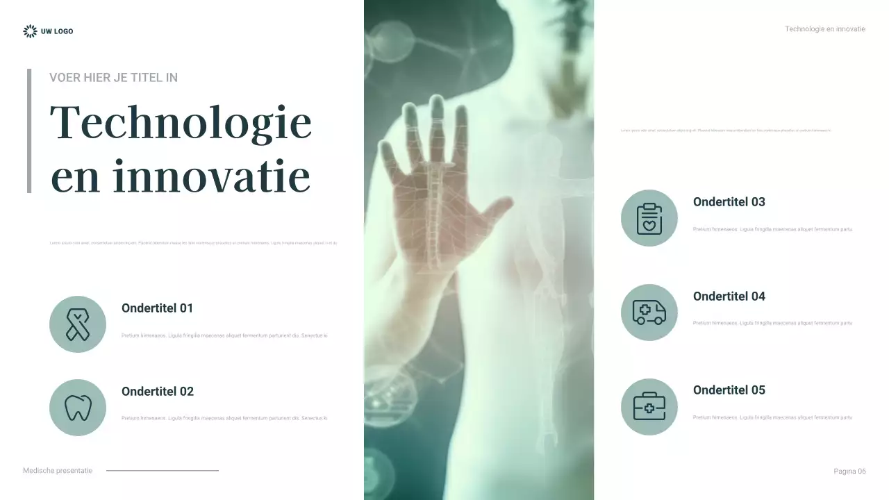 teal presentatie professionele gezondheidszorg