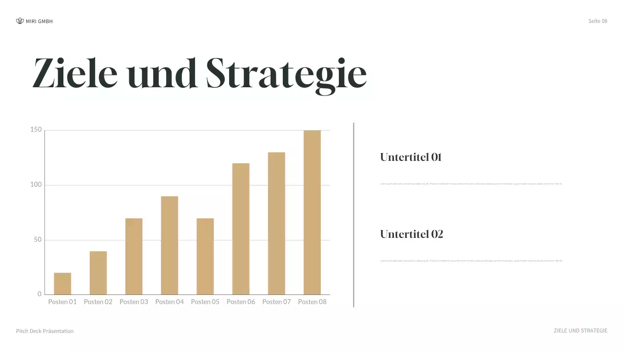 grüne moderne Geschäftspräsentation