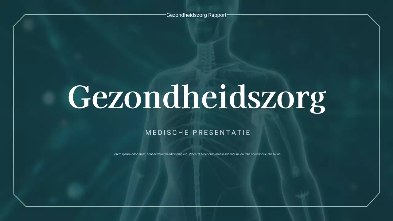 teal presentatie professionele gezondheidszorg