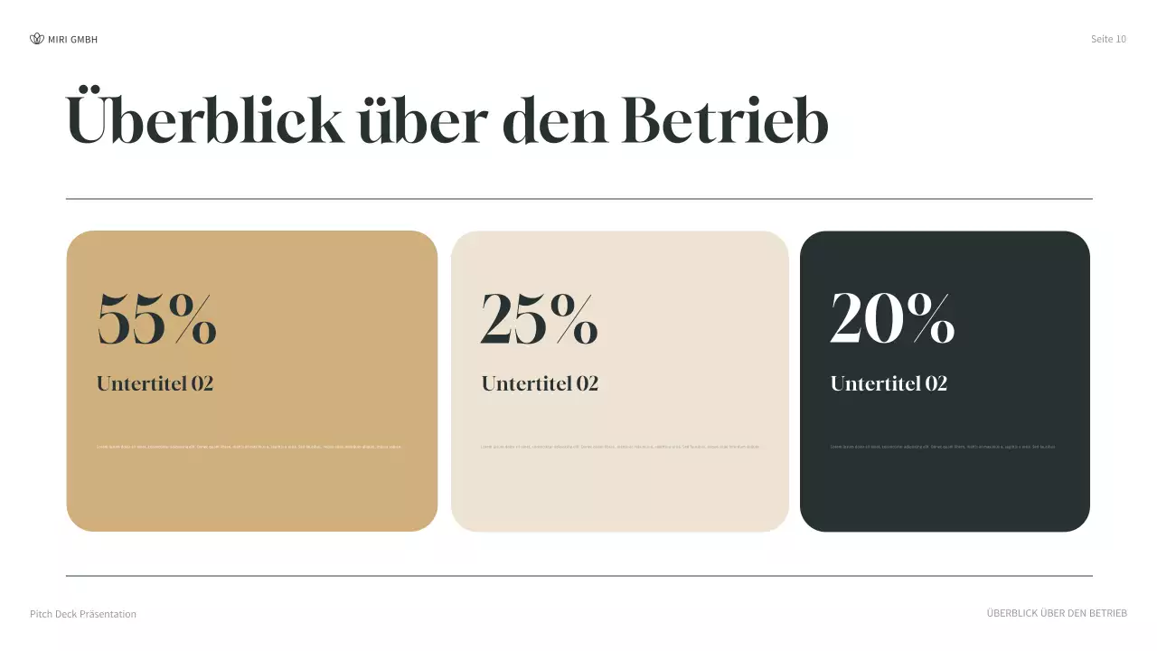 grüne moderne Geschäftspräsentation