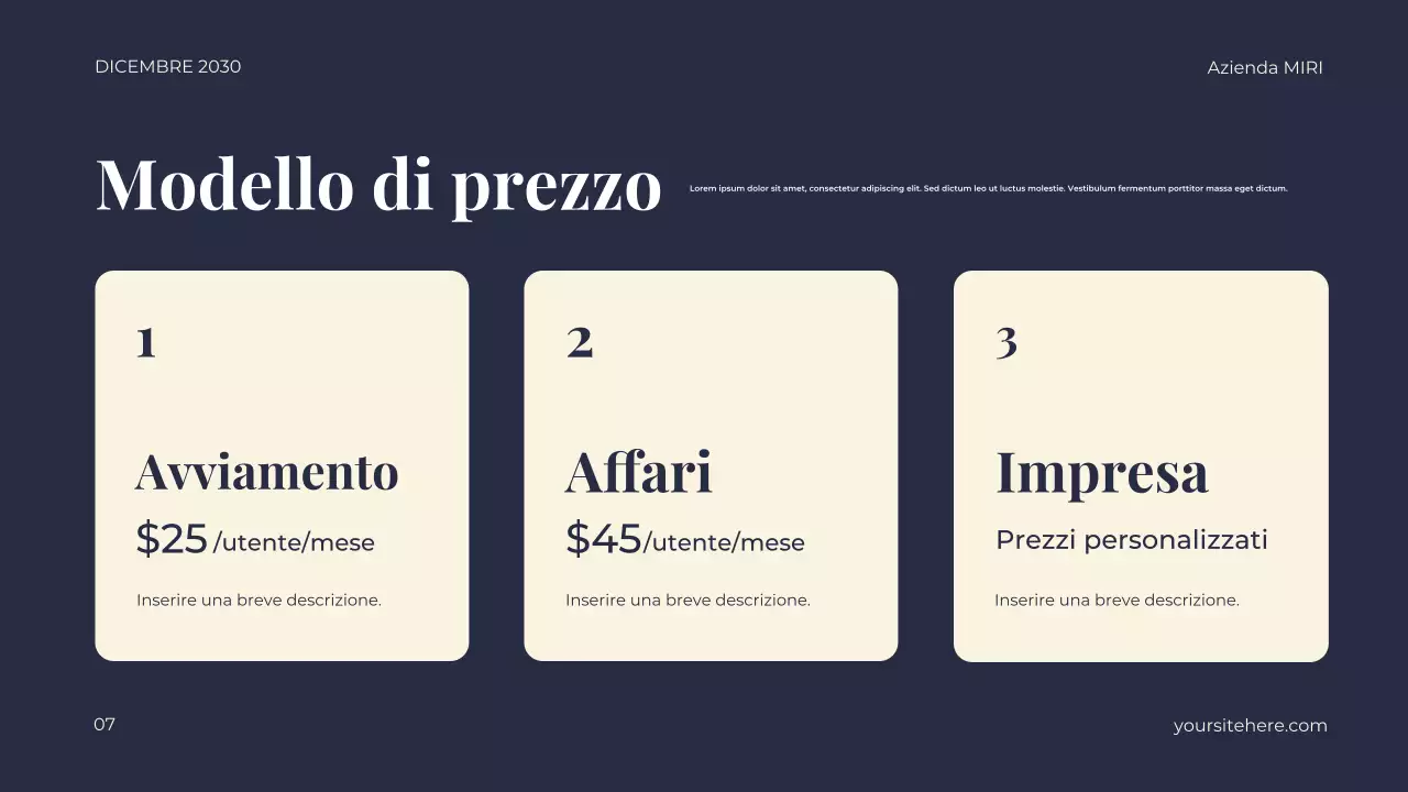 piano aziendale moderno della marina militare