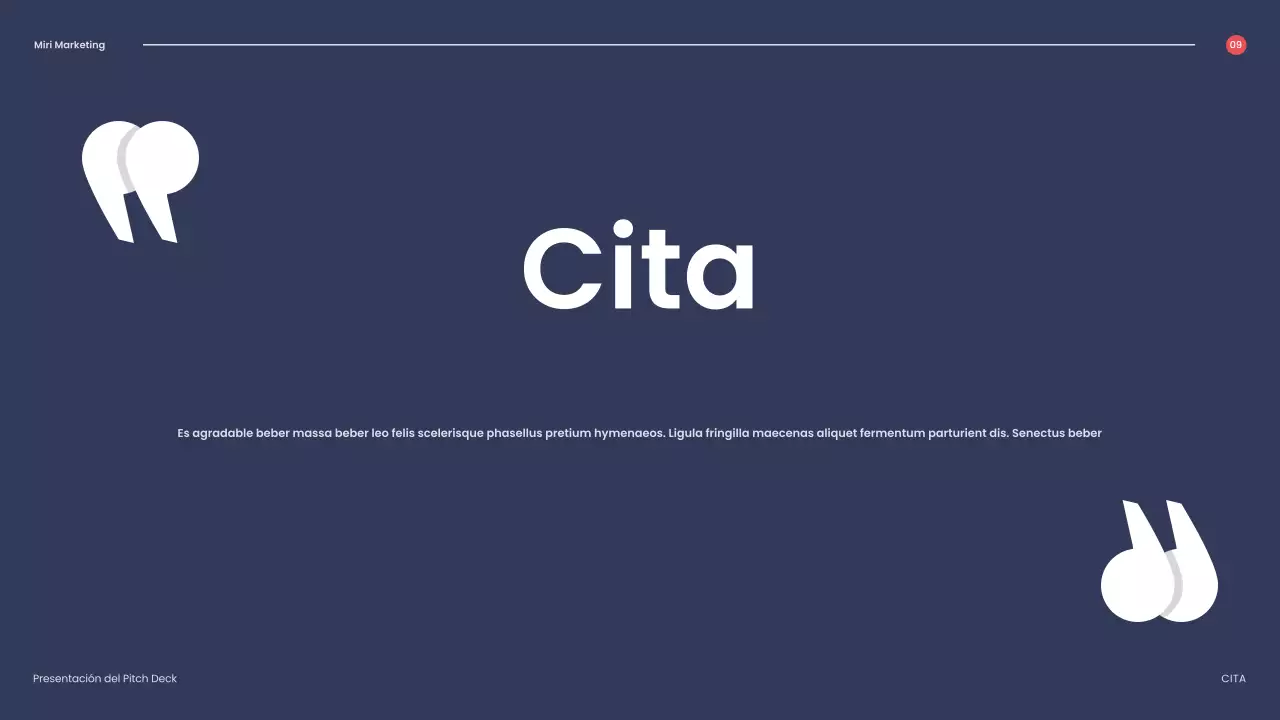 presentación empresarial geométrica roja