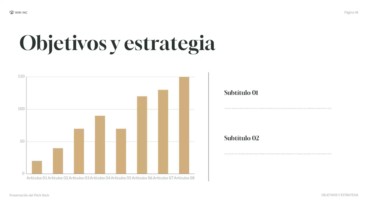 presentación de empresa moderna y ecológica