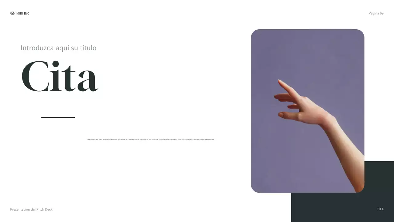 presentación de empresa moderna y ecológica