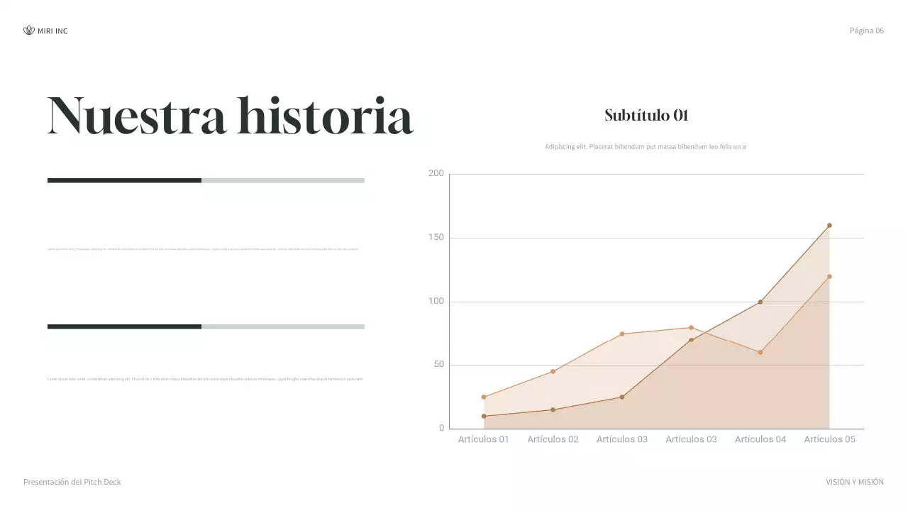 presentación de empresa moderna y ecológica