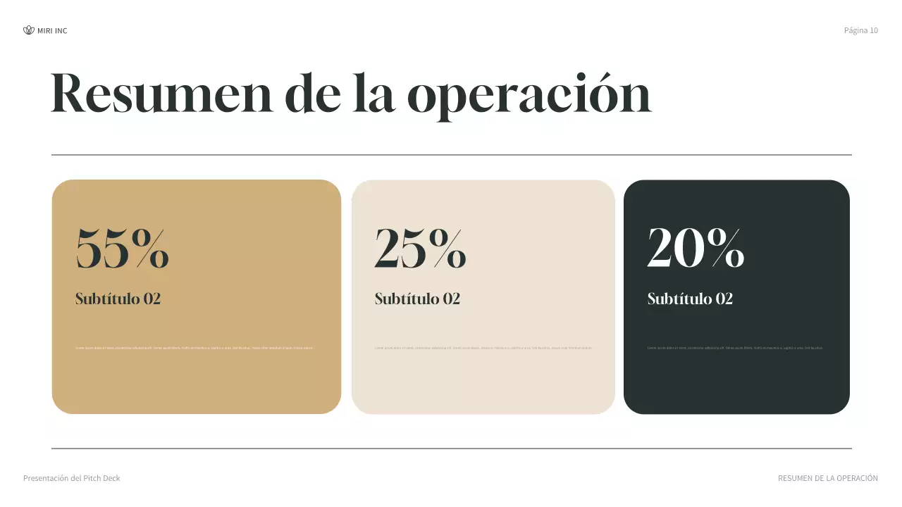 presentación de empresa moderna y ecológica