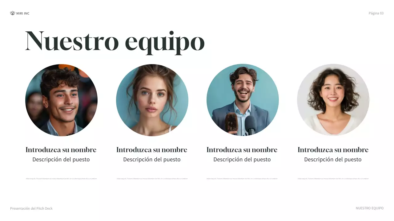 presentación de empresa moderna y ecológica