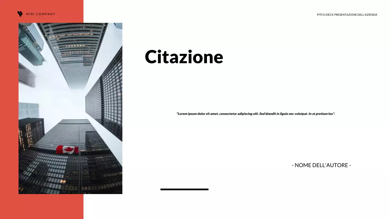 passo d'affari rosso moderno