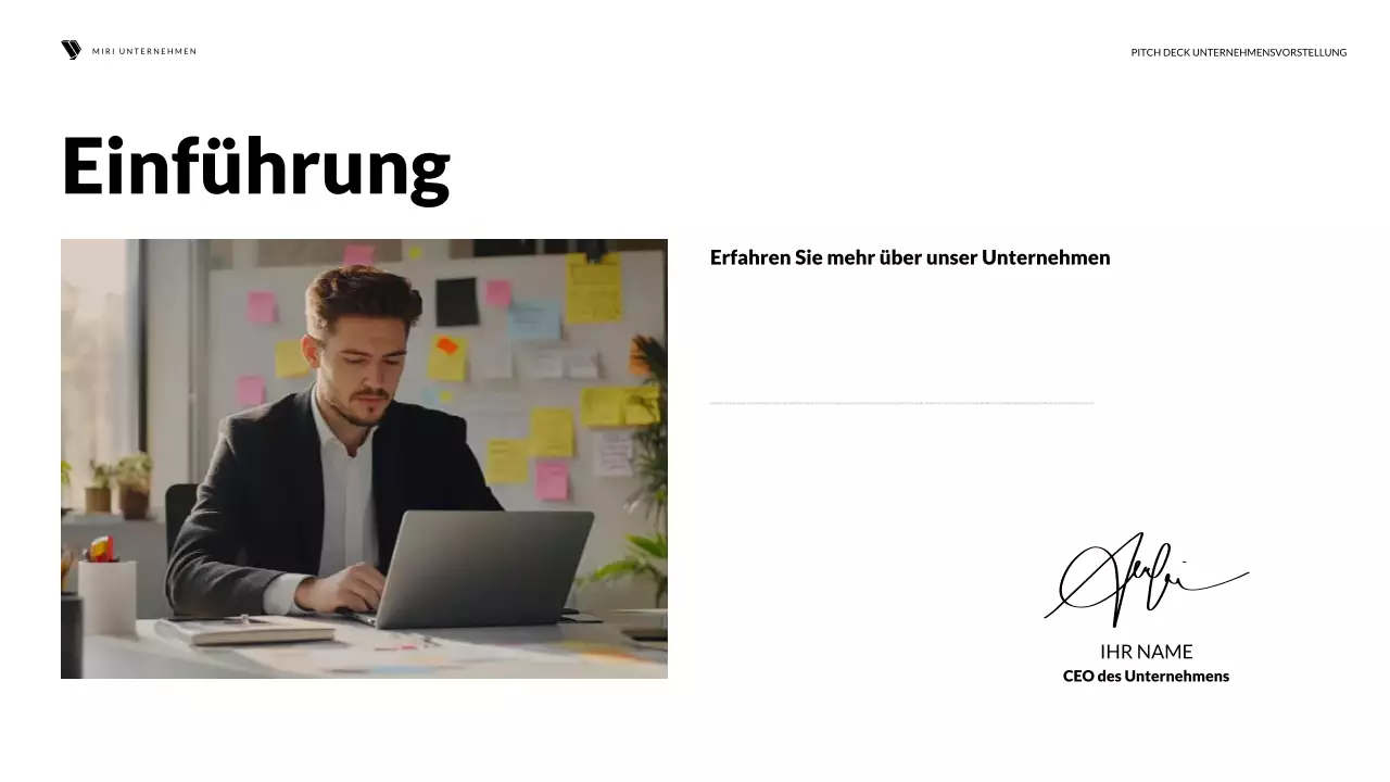 red modern business pitch