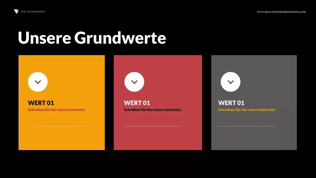 red modern business pitch