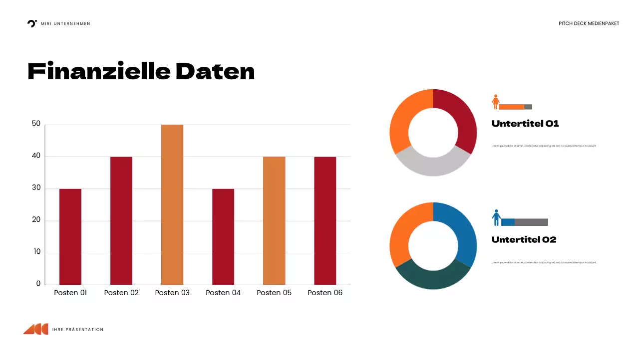 orange bold media presentation