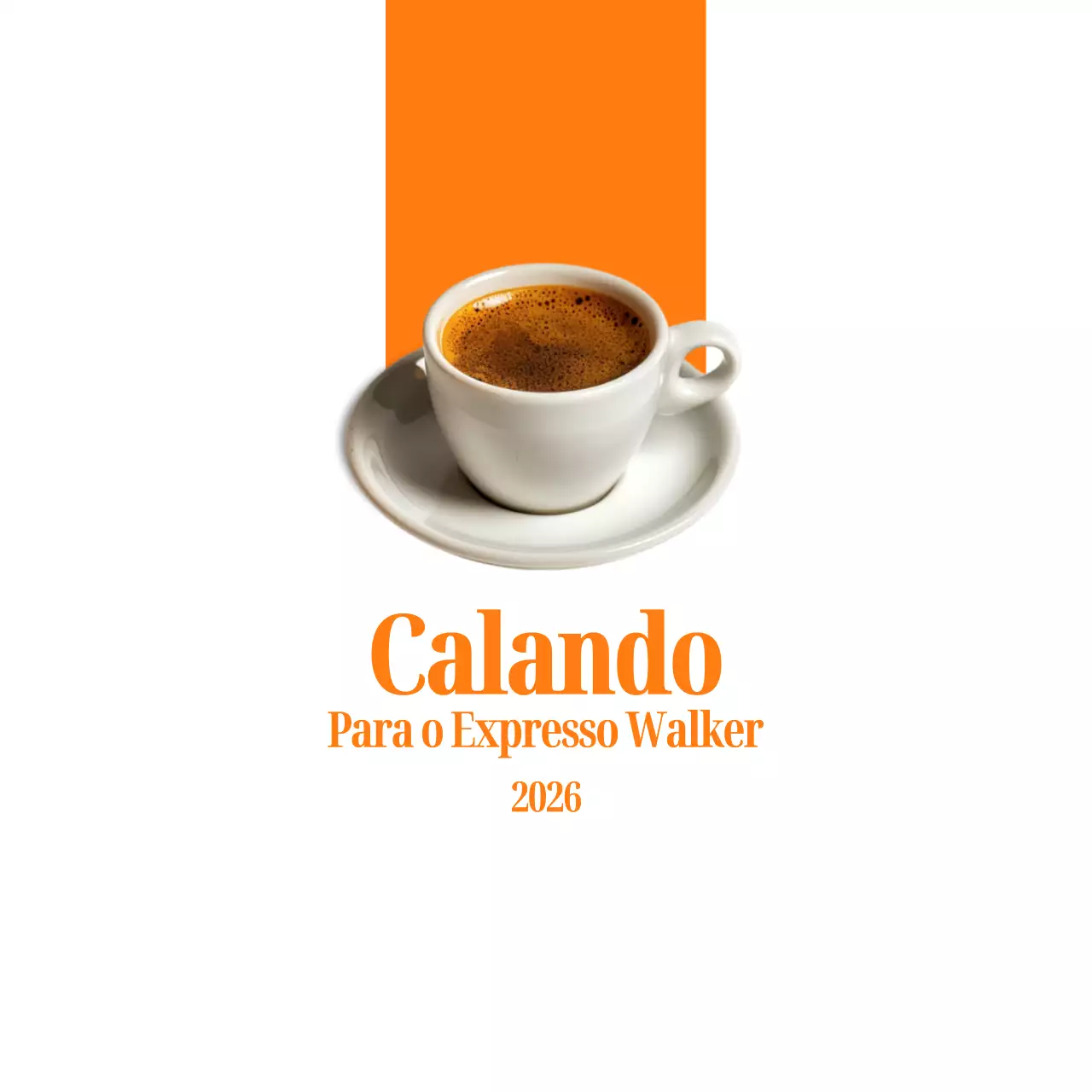Promover um café simples com um toque de cor
