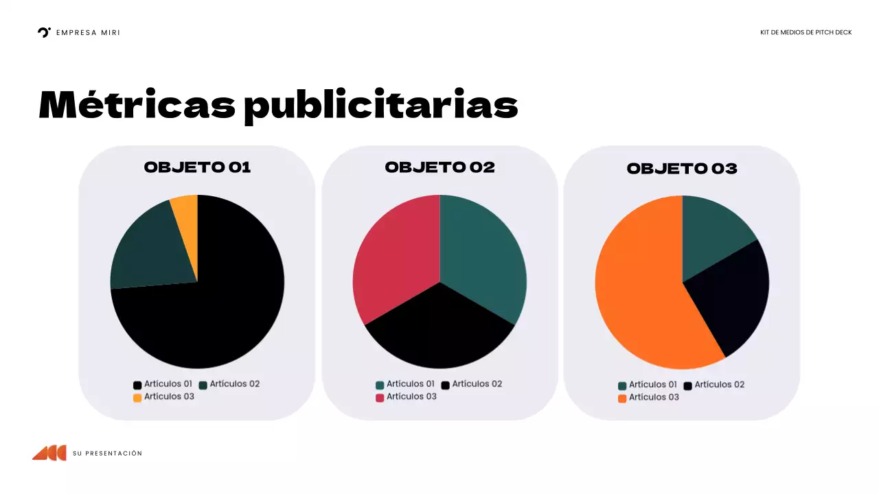 presentación de orange bold media