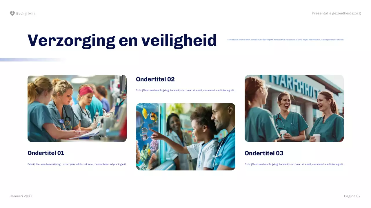 presentatie moderne gezondheidszorg marine