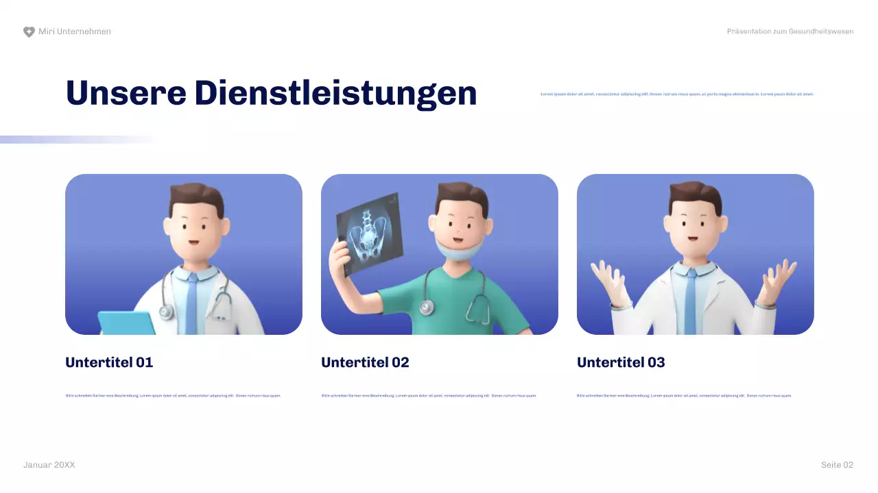 marine modernes gesundheitswesen präsentation