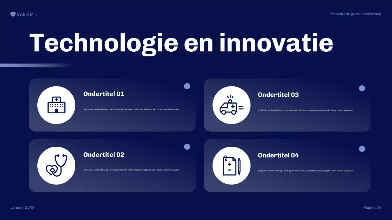 presentatie moderne gezondheidszorg marine