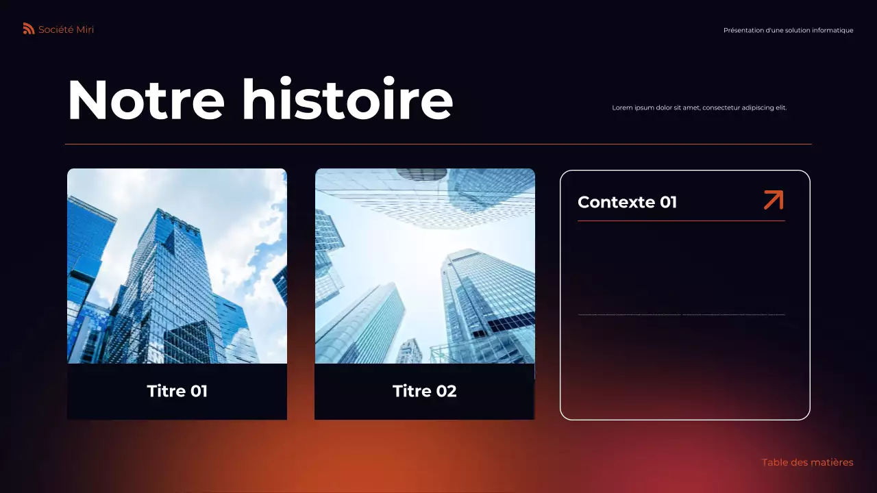 présentation de l'informatique moderne orange