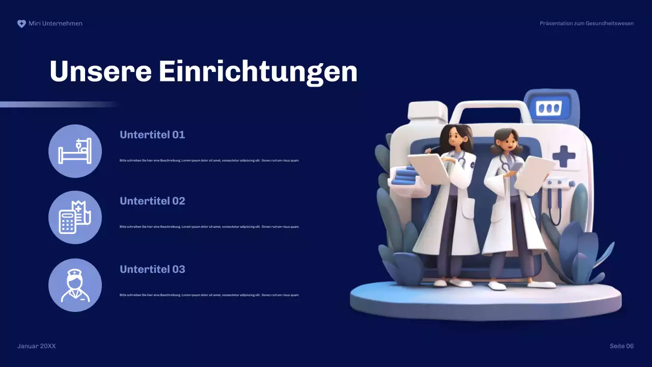 marine modernes gesundheitswesen präsentation