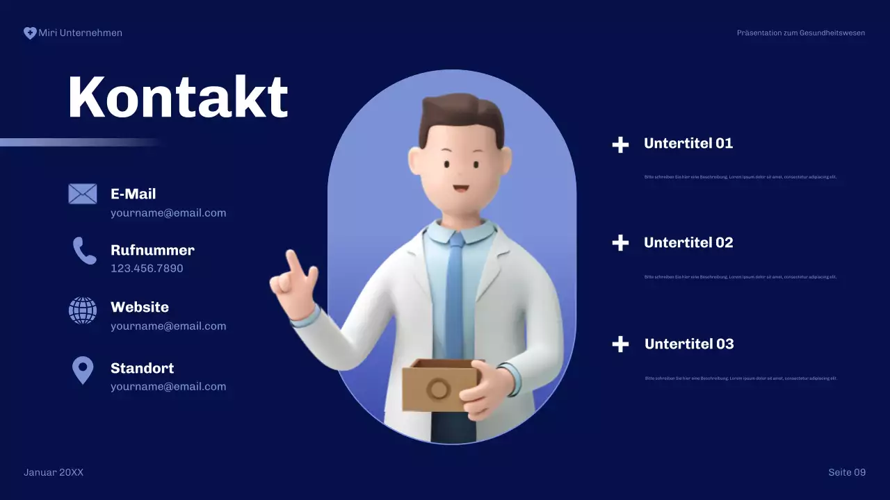 marine modernes gesundheitswesen präsentation