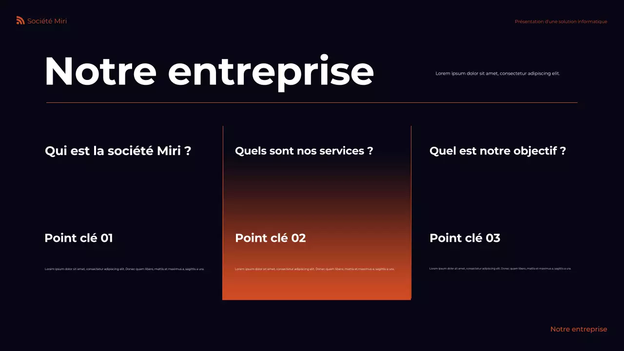 présentation de l'informatique moderne orange