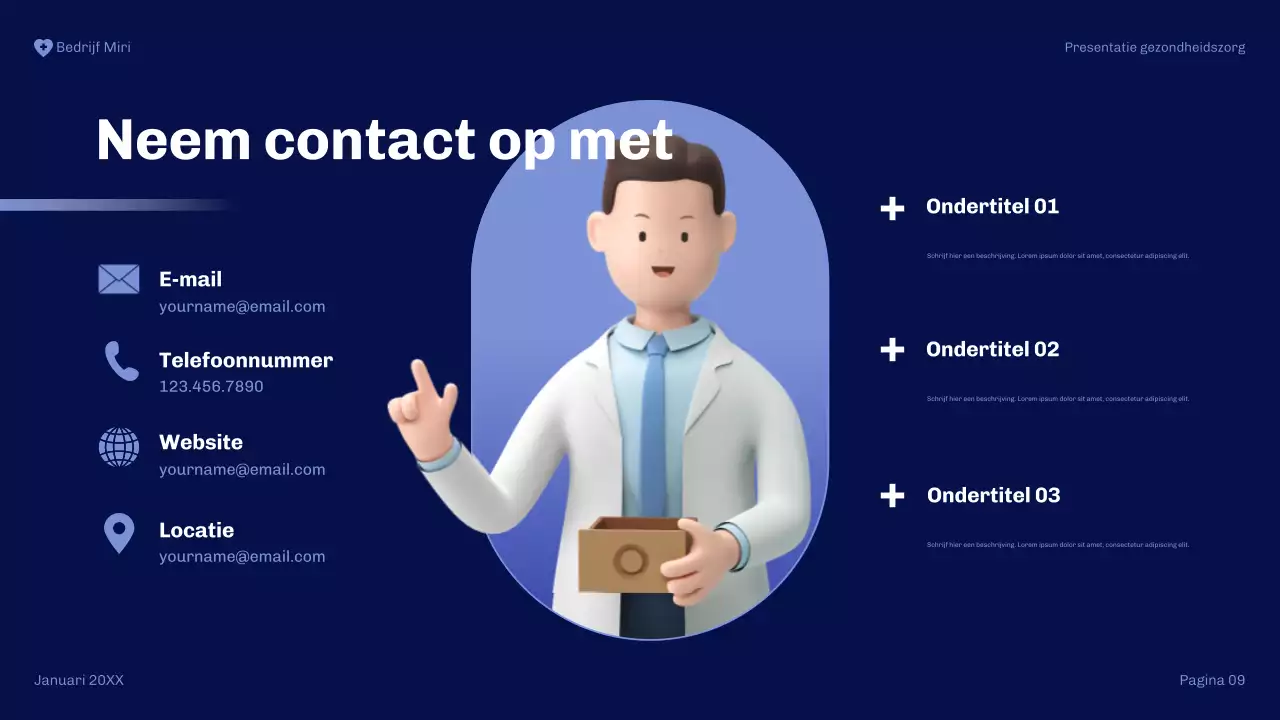 presentatie moderne gezondheidszorg marine