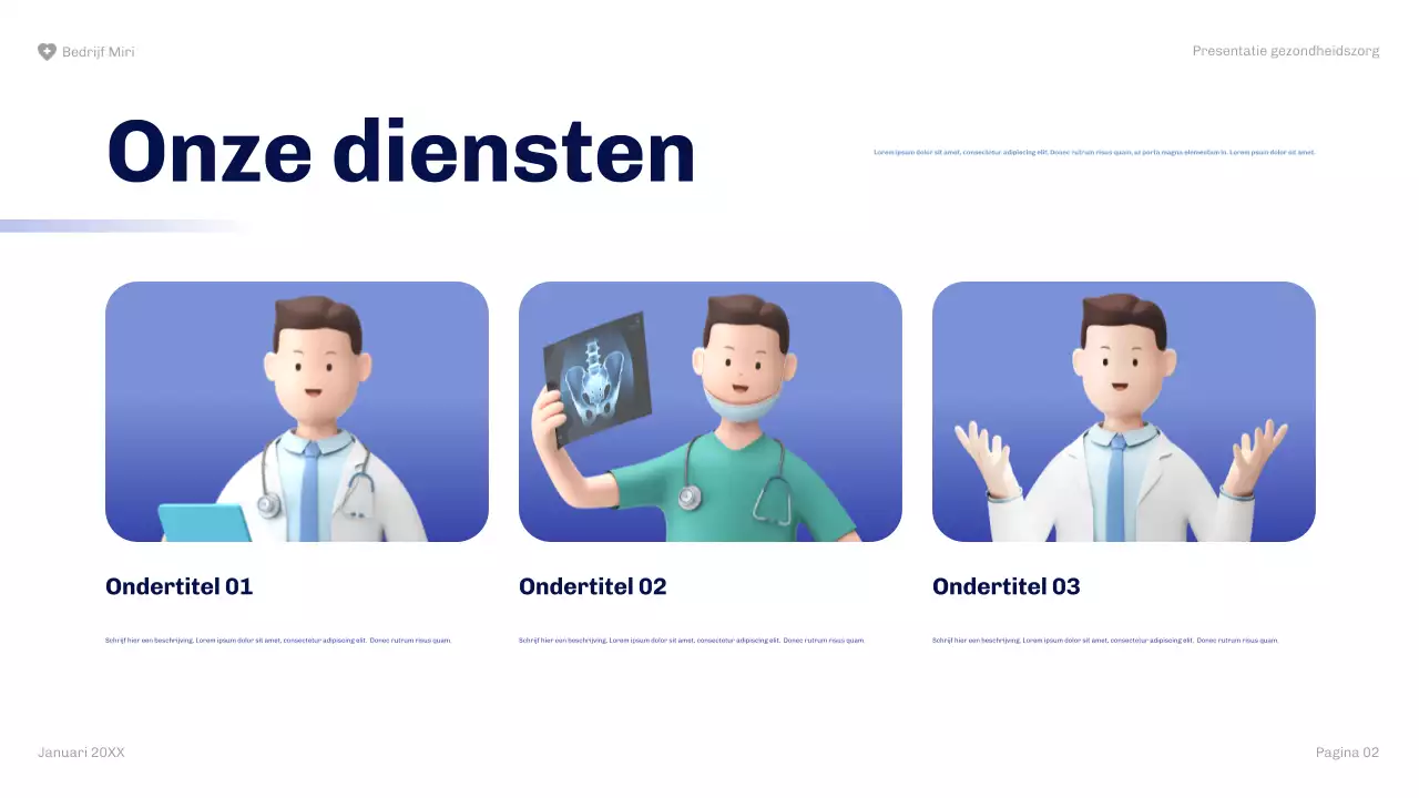 presentatie moderne gezondheidszorg marine