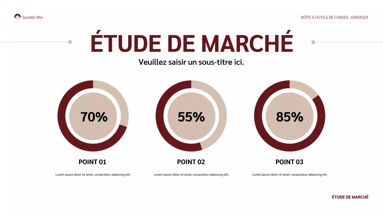 présentation juridique classique marron