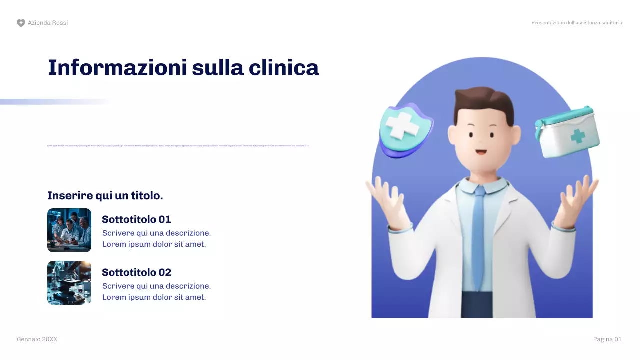 presentazione dell'assistenza sanitaria moderna della marina militare