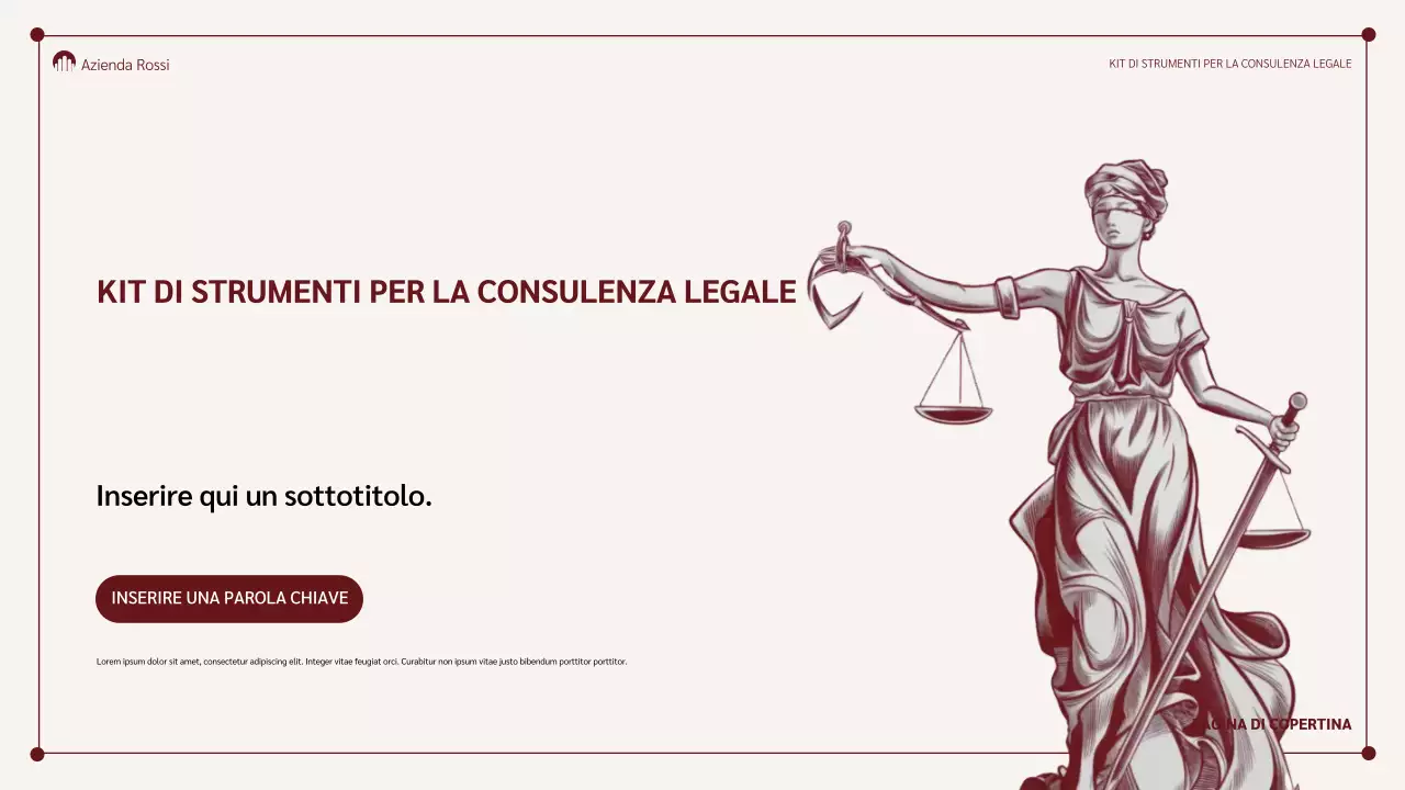 presentazione legale classica maroon