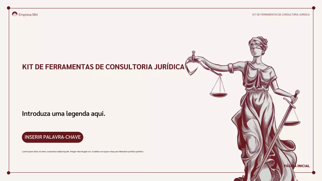 apresentação jurídica clássica castanha