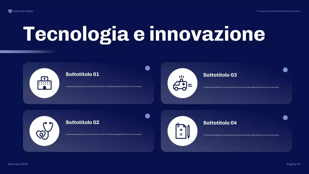 presentazione dell'assistenza sanitaria moderna della marina militare