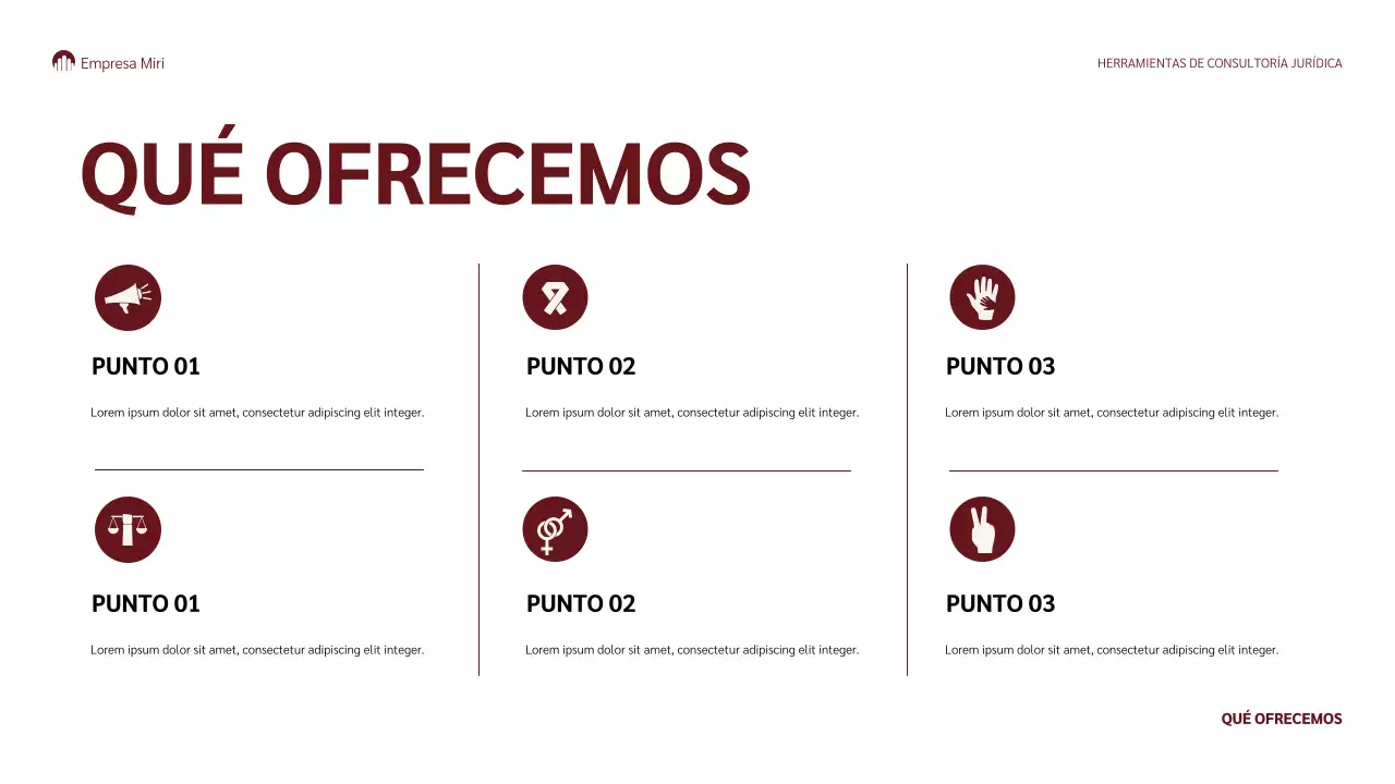 granate clásico presentación jurídica