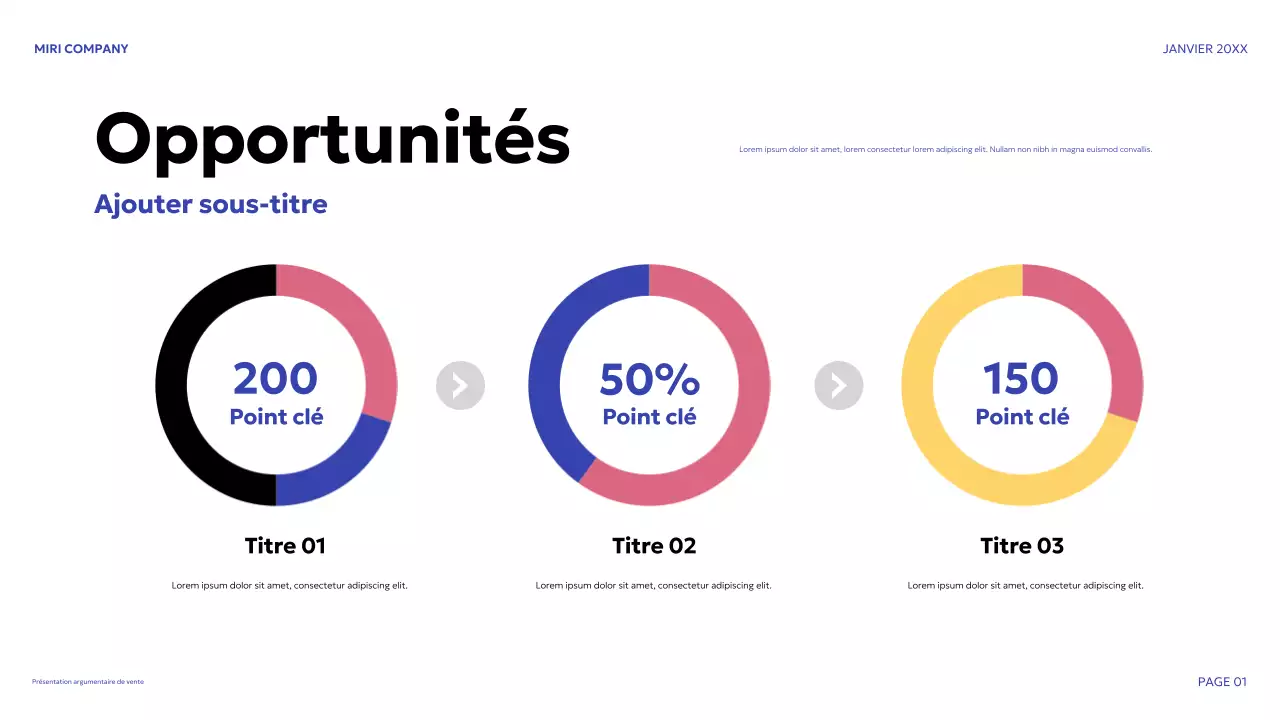 bleu moderne argumentaire de vente promotion