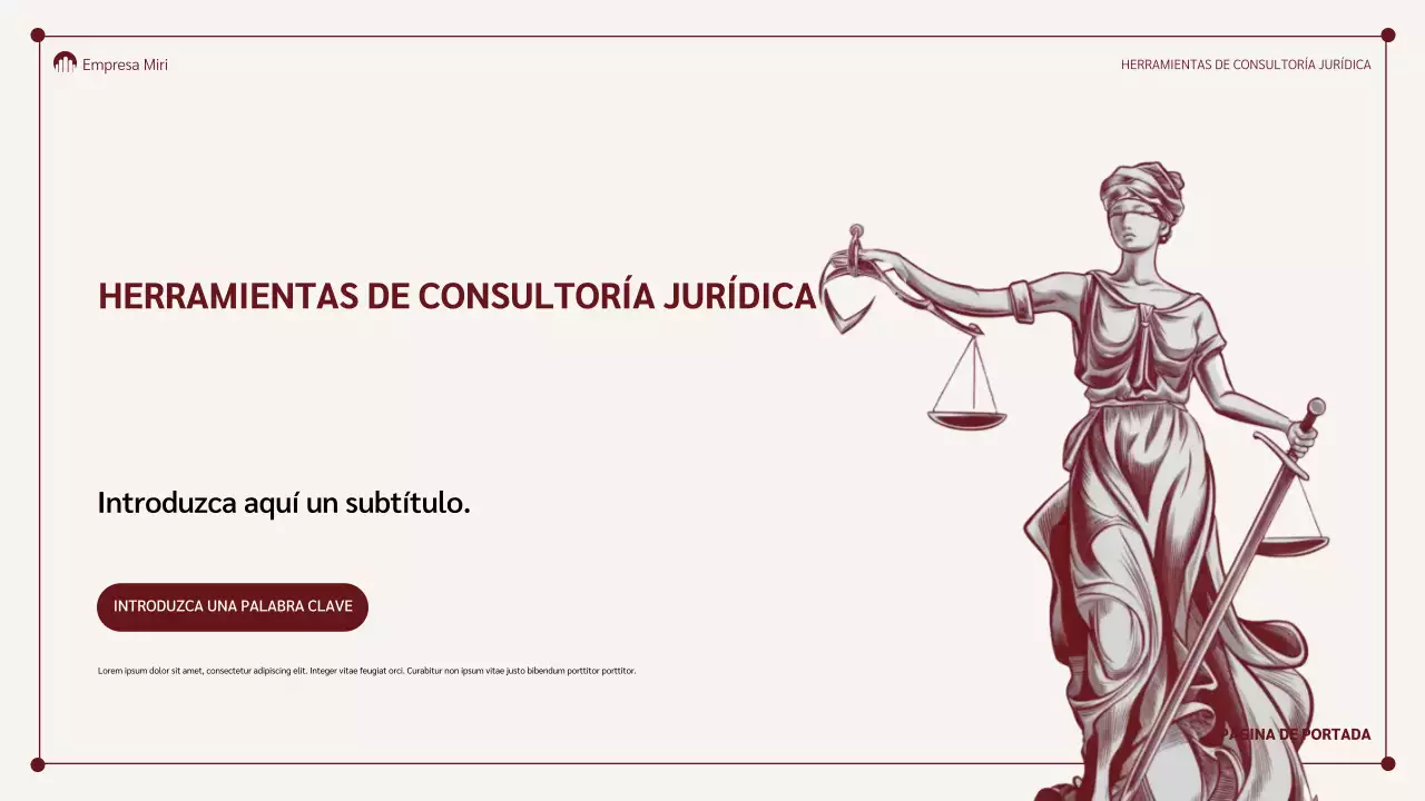 granate clásico presentación jurídica