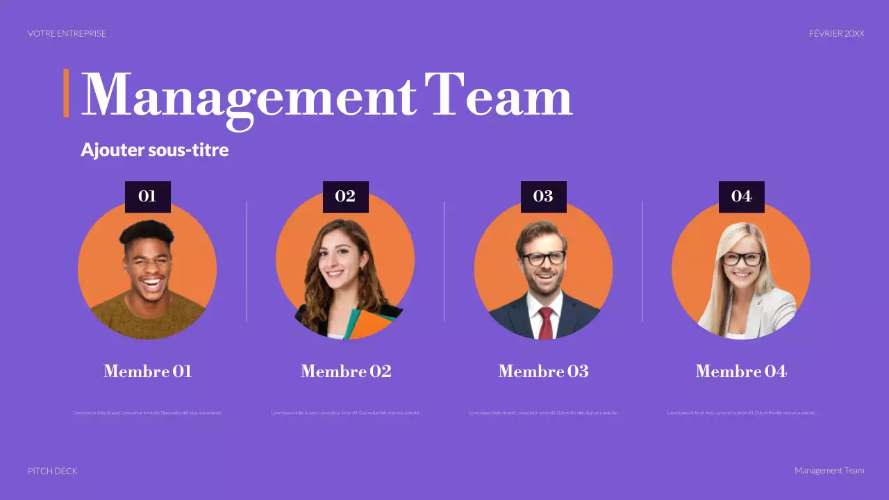 violet moderne argumentaire de vente promotion