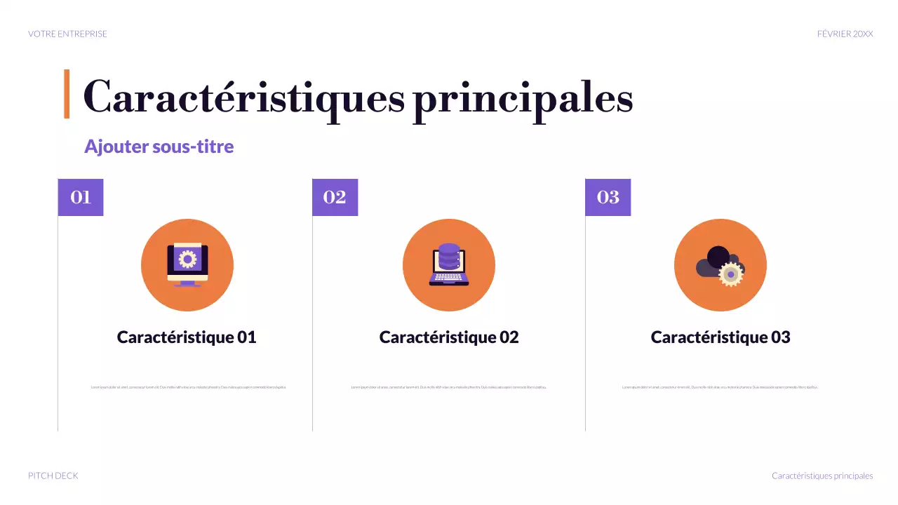 violet moderne argumentaire de vente promotion