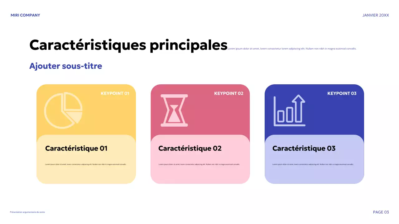 bleu moderne argumentaire de vente promotion