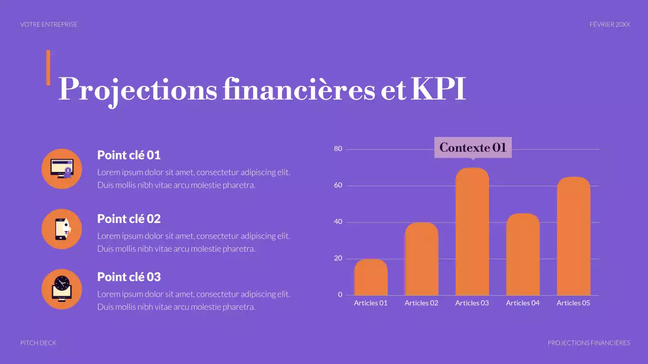 violet moderne argumentaire de vente promotion