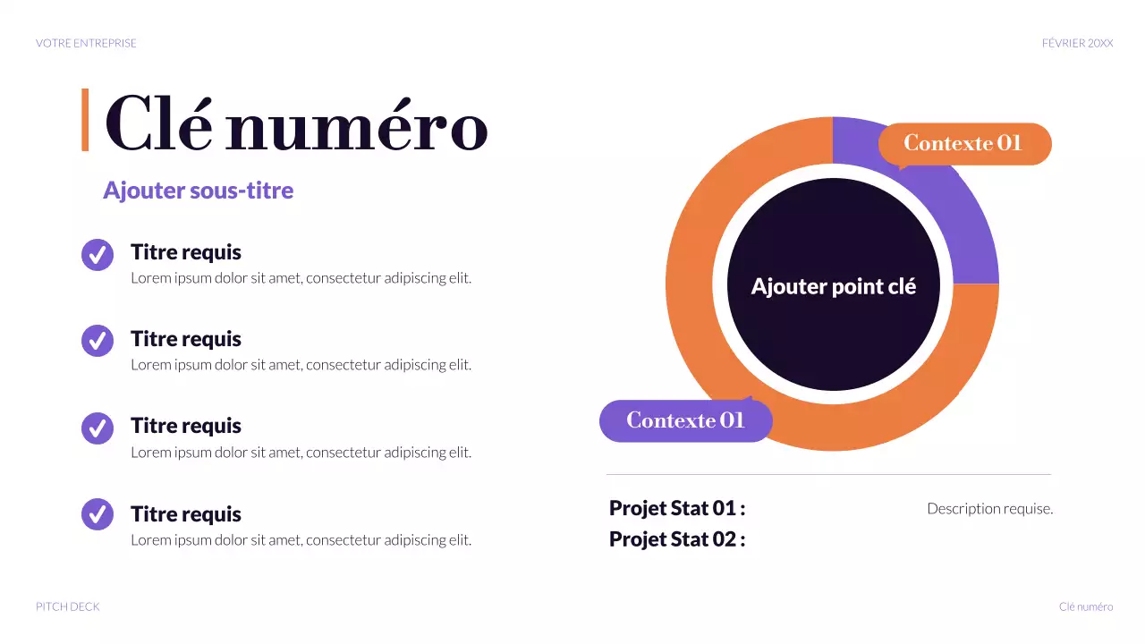 violet moderne argumentaire de vente promotion