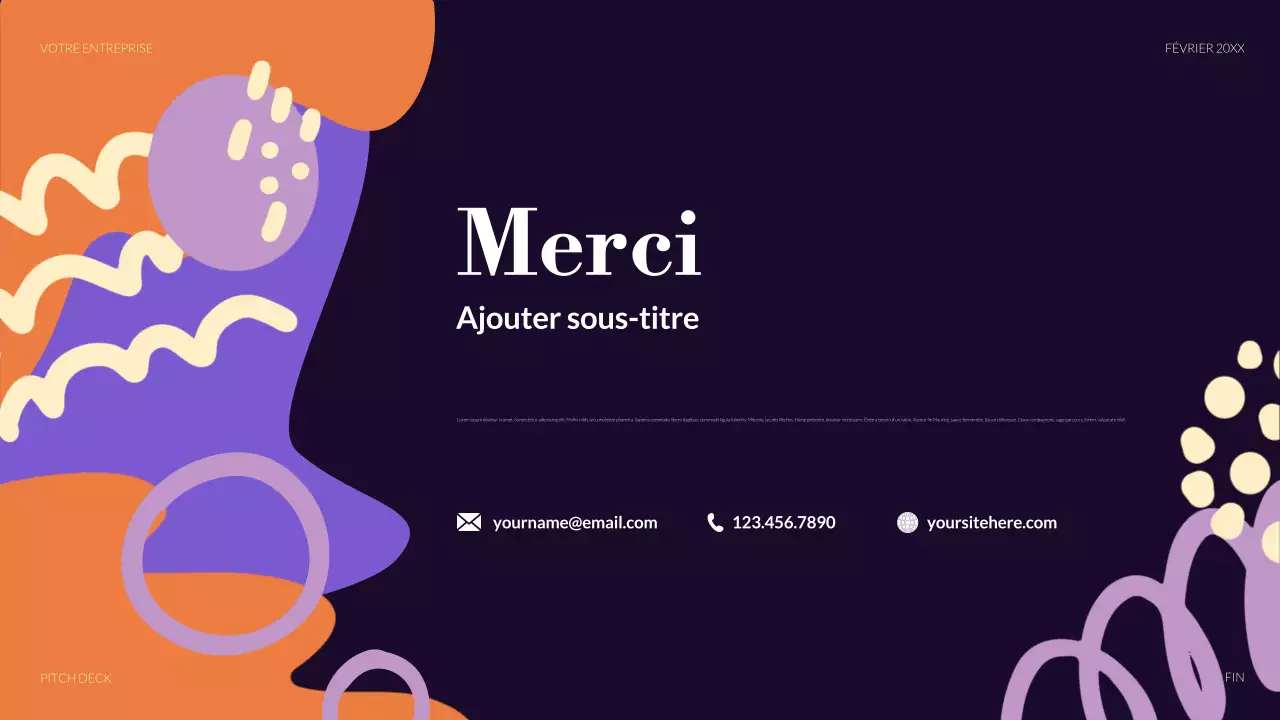 violet moderne argumentaire de vente promotion