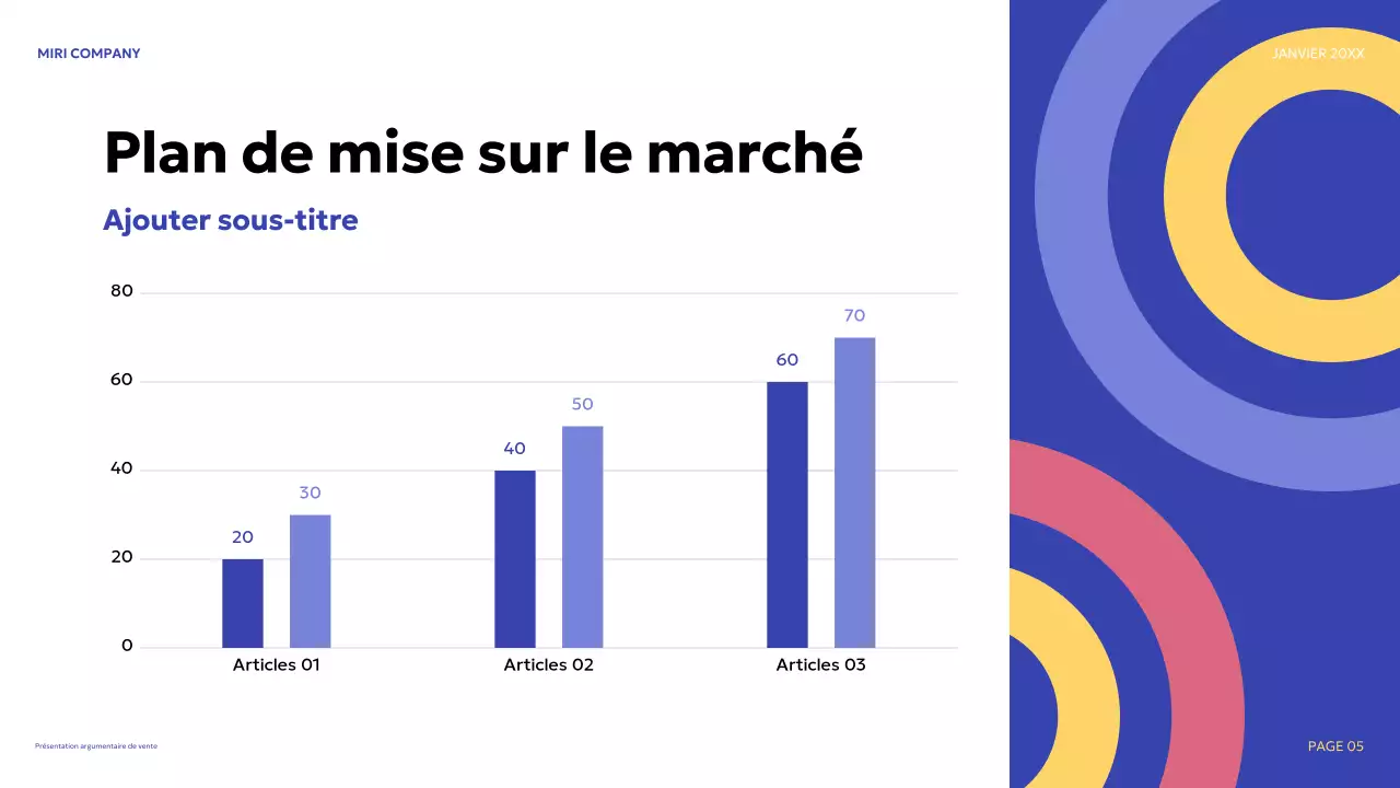 bleu moderne argumentaire de vente promotion