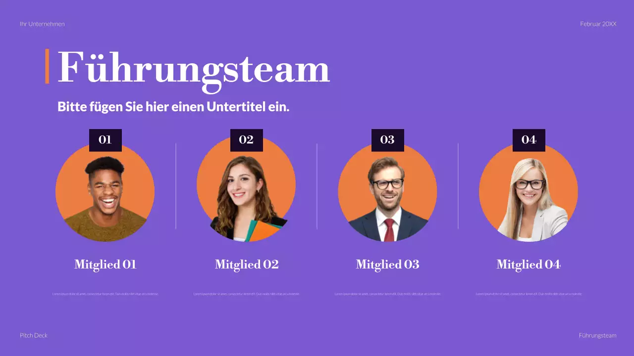 lila modernes Verkaufsgespräch Förderung