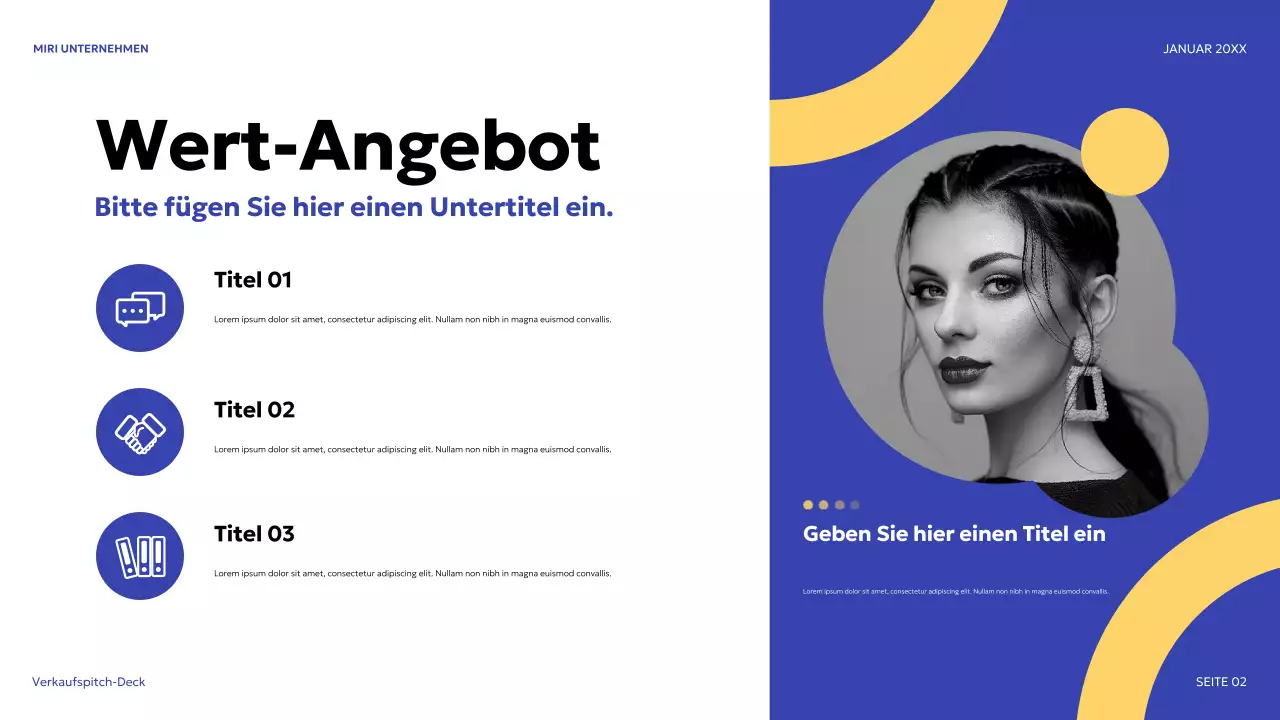 blue modern sales pitch promotion