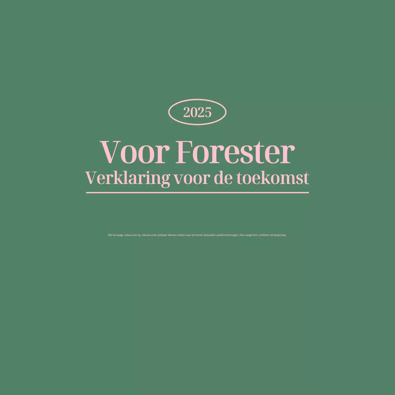 Promoot minimalistische kopij met emotionele zinnen