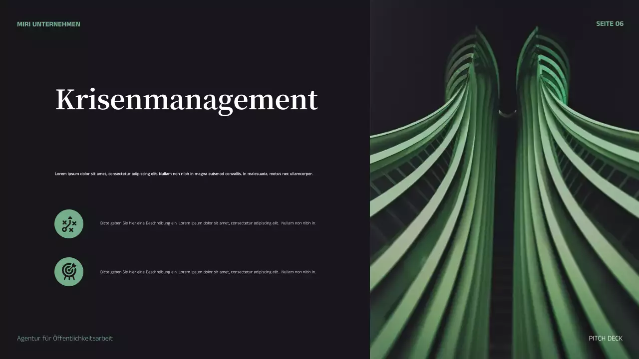 grünes abstraktes Geschäftsfeld