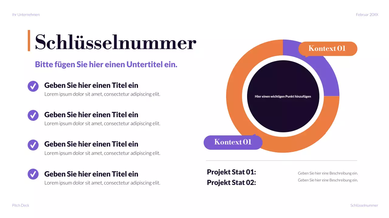 lila modernes Verkaufsgespräch Förderung