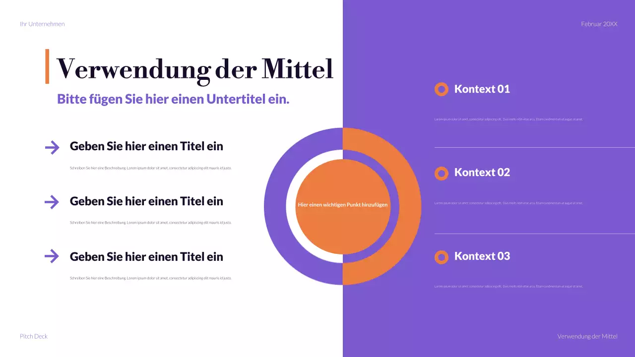 lila modernes Verkaufsgespräch Förderung